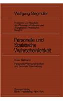 Personelle Und Statistische Wahrscheinlichkeit