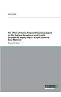 Effect of Newly Prepared Cleansing Agent on The Surface Roughness and Tensile Strength of Highly Impact Acrylic Denture Base Material