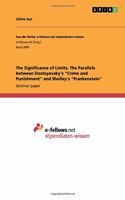 The Significance of Limits. The Parallels between Dostoyevsky's Crime and Punishment and Shelley's Frankenstein