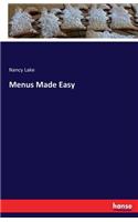 Menus Made Easy: (English)