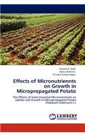 Effects of Micronutriennts on Growth in Micropropagated Potato