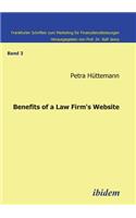 Benefits of a law firm's website.