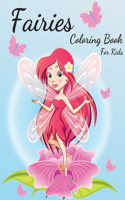 Fairies Coloring Book for Kids Ages 4-8