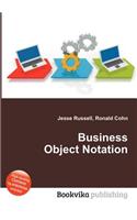 Business Object Notation: (English)
