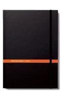 Whitelines Flexo A5 Lined Notebook Black: (English)