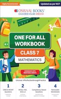 Oswaal NCERT & CBSE One for all Workbook | Mathematics | Class 7 | Updated as per NCF | MCQ's | VSA | SA | LA | For Latest Exam