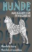 Malbücher für Erwachsene - Mandala Stressabbau - Mandala Tiere - Hunde