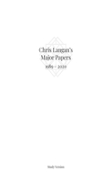 Chris Langan's Major Papers 1989 - 2020