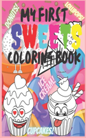 My First Sweets Coloring Book
