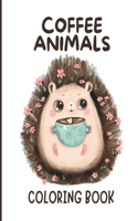 Coffee Animals Coloring Book