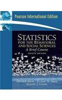 Statistics for the Behavioral and Social Sciences