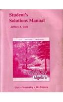 Student Solutions Manual for Beginning and Intermediate Algebra