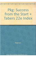 Pkg: Success from the Start + Tabers 22e Index