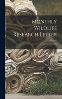 Monthly Wildlife Research Letter; v.18-25