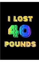 I Lost 40 Pounds