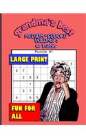 Grandma's Best Medium Sudoku: Volume 2