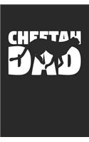 Cheetah Dad Cheetah Notebook - Gift for Animal Lovers - Cheetah Journal: Medium College-Ruled Diary, 110 page, Lined, 6x9 (15.2 x 22.9 cm)