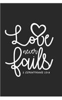 Love Never Fails 1 Corinthians 13