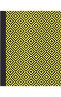 Sketchbook: Geometric Design (Yellow) 8x10 - BLANK JOURNAL WITH NO LINES - Journal notebook with unlined pages for drawing and writing on blank paper