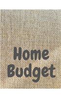 Home Budget