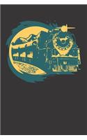 Trains Railway Vehicle Notebook Journal