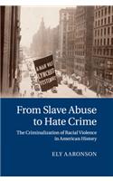 From Slave Abuse to Hate Crime