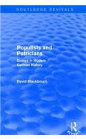 Populists and Patricians (Routledge Revivals)