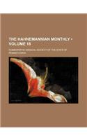 The Hahnemannian Monthly (Volume 18)