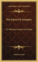The School Of Antiquity