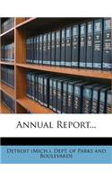 Annual Report...