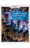 Webassign Printed Access Card for Harshbarger/Reynolds' Mathematical Applications for the Management, Life, and Social Sciences, Single-Term