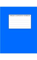 Unruled Composition Notebook