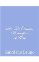 De La Causa, Principio et Uno