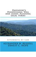 Davenport's Pennsylvania Will and Estate Planning Legal Forms