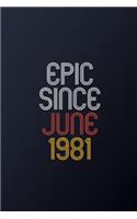 Epic Since June 1981
