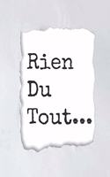 Rien du tout