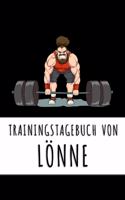 Trainingstagebuch von Lönne: Personalisierter Tagesplaner für dein Fitness- und Krafttraining im Fitnessstudio oder Zuhause