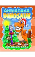Dinosaur Christmas Coloring Book