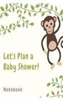 Let's Plan a Baby Shower Notebook