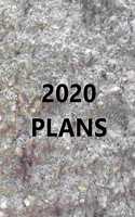 2020 Daily Planner 2020 Plans Carved Stone Image Style 384 Pages