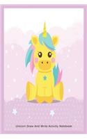 Unicorn Draw and Write Activity Notebook