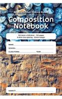 Beachcomber Theme Ruled Composition Notebook