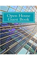 Open House Guest Book: Real Estate Professional Open House Guest Book with 24 Pages Containing 300 Signing Spaces for Guests' Names, Phone Numbers and Email Addresses.