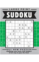 Large Print-Sudoku Volume 11: Silver-Pine