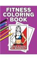 Fitness Coloring Book