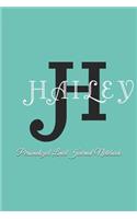 Hailey Personalized Lined Journal Notebook