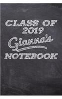 Class of 2019 Gianna's Notebook