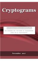 Cryptograms: November 2017