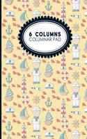6 Columns Columnar Pad: (6 Columns Columnar Pads)
