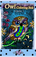 Owl Coloring Book: Volume 1(1 Animals Coloring Book)
